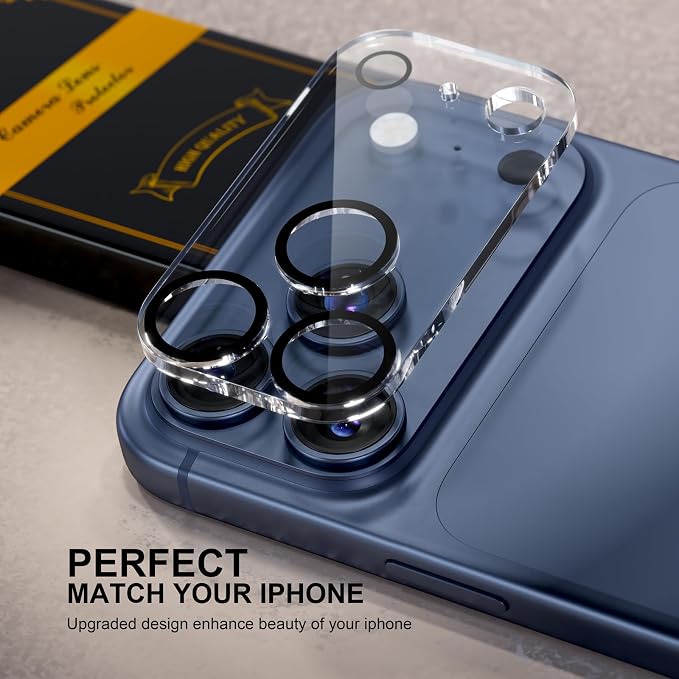 for 6 Pack iPhone 17 Pro Max Camera Lens Protector 9H Tempered Glass Camera - Image 5