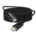 8K Long HDMI 2.1 Cable 66ft, Fiber Optic HDMI Braided Cord, High Speed Active by RUBMUD