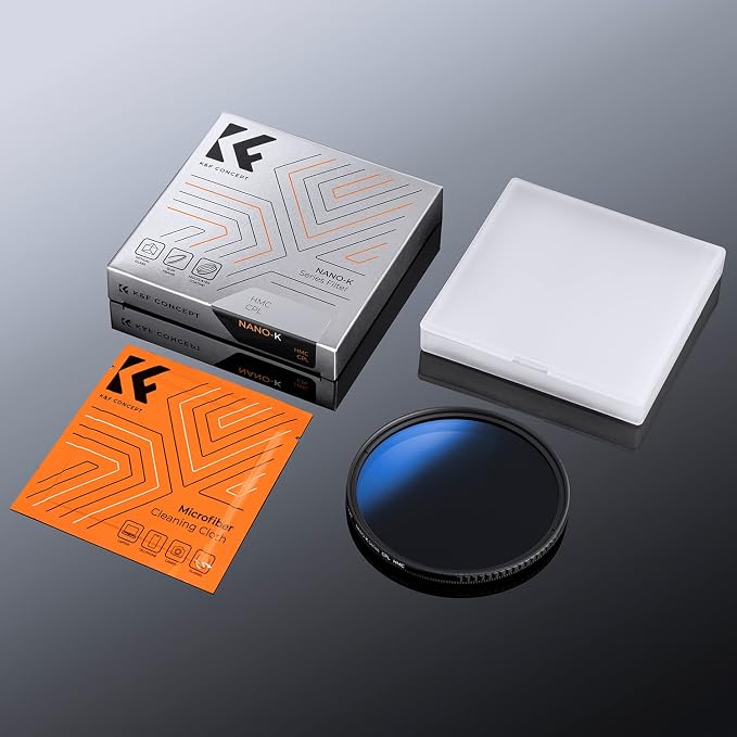 K&F CONCEPT 62mm Circular Polarizer Filter Ultra-Slim 18 Multi-Coated Optical - Image 8