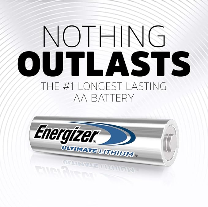 Energizer Ultimate Lithium AA Batteries, 1.5V Lithium Double A Batteries - Image 2