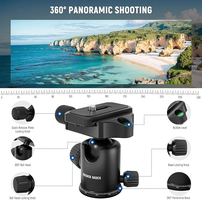 NEEWER Basics Camera Tripod Monopod - Image 5