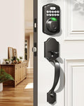 Veise Fingerprint Door Lock Set, Keyless Entry Door Lock, Front Handle Set by Veise