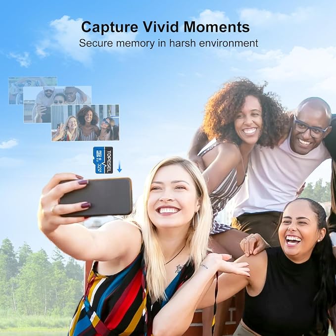 TOPESEL 32GB Micro SD Card 5Pack Micro-SDHC Memory Card UHS-I, High Speed Flash - Image 5