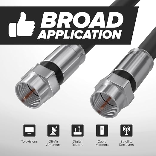 THE CIMPLE CO - RG6 Coaxial Cable 150 FT - RG6 Coax Cable - Image 8