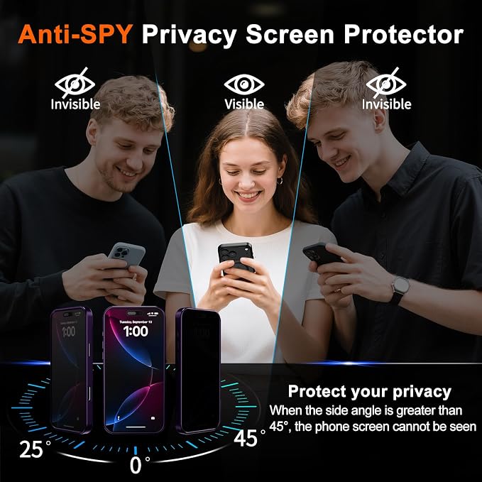 for iPhone 14 Case with Privacy Screen Protector and Camera Protection - Image 7