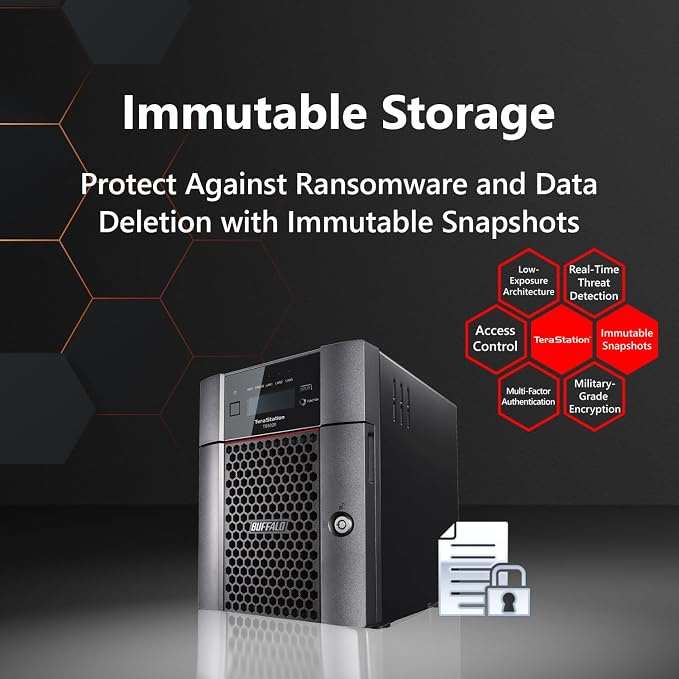 BUFFALO TeraStation 5420DN 4-Bay Business Desktop NAS 32TB - Image 8