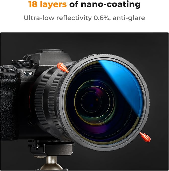 K&F CONCEPT 62mm Variable ND2-32 & Circular Polarizing Lens Filter in 1 - Image 6
