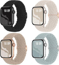 4 Pack Braided Stretchy Bands Compatible by Suitisbest