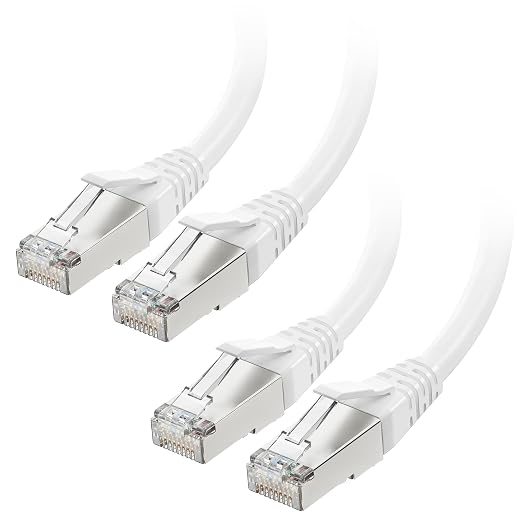 Cable Matters 2-Pack 40Gbps Shielded Cat 8 Ethernet Cable - 25ft by CableMatters
