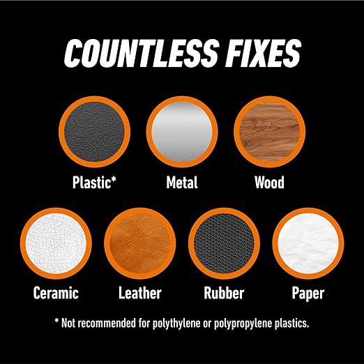 Gorilla Super Glue with Brush & Nozzle Applicator, Clear Glue, 12 Gram (Pack of 1) - All Purpose and Fast Setting for Projects and Repairs