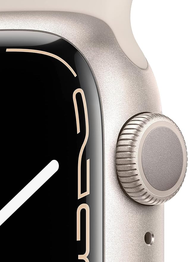 Apple Watch Series 7 Starlight Aluminum Case - Image 6
