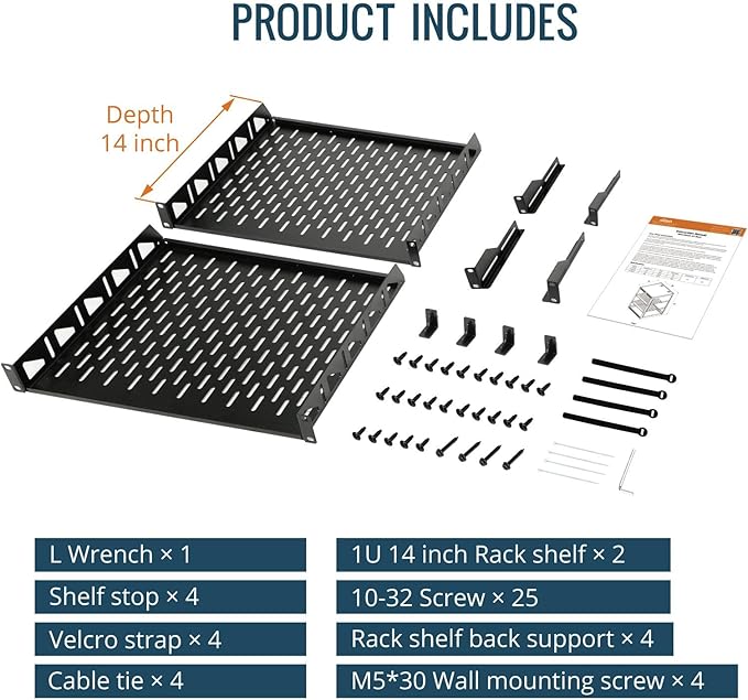 Tecmojo 12U Open Frame Network Rack - Image 6