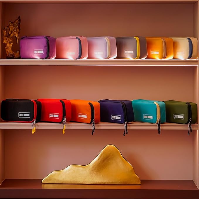 ECHSRT Big Pencil Case, Aesthetic Portable Zipper Pencil Bag with Hidden Pocket, Special Pouch for Men Women Adults, Stationery Organizer Pen Cases for Office Travel,Army Green