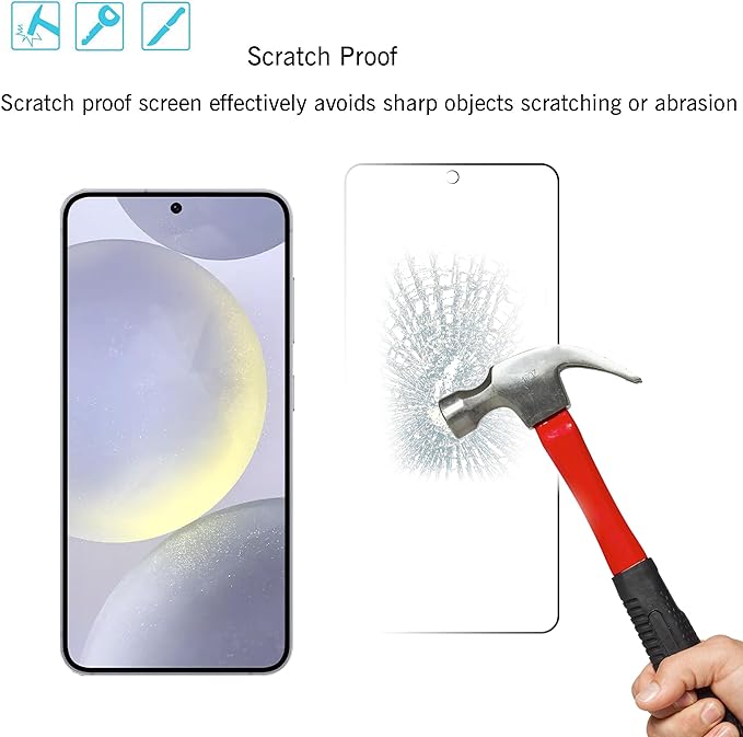 Ailun Screen Protector for Galaxy S24+ / S24 Plus 3Pack + 3Pack Camera Lens - Image 3