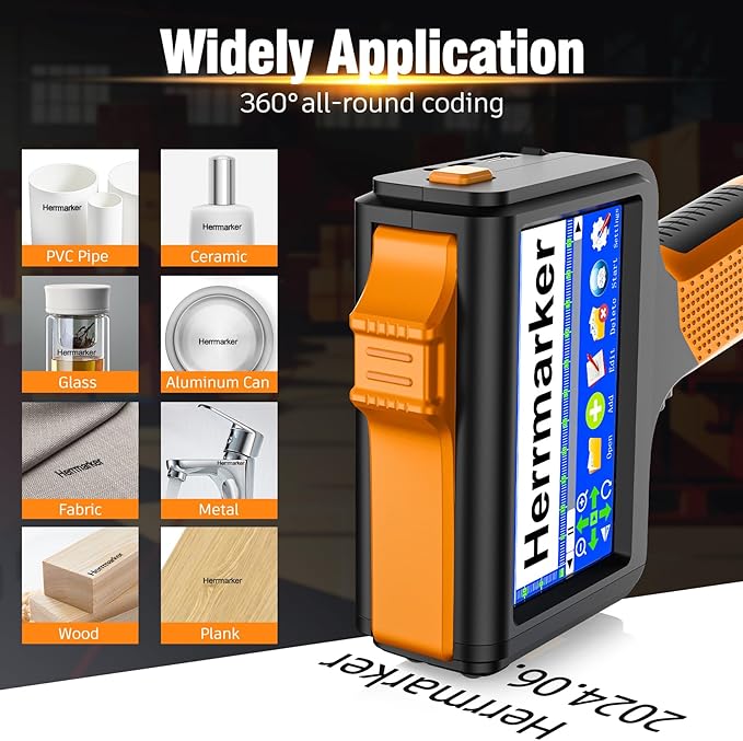 Original New 42ml Quick Dry Ink Cartridge, Replacement Compatible for 0.5inch/12.7mm Handheld Inkjet Printer TIJ314/TIJ990/T1000 (Yellow)