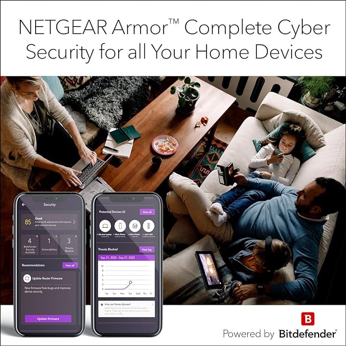NETGEAR Nighthawk 5-Stream AX5 WiFi 6 Router AX4200 Wireless Speed | 2 - Image 7