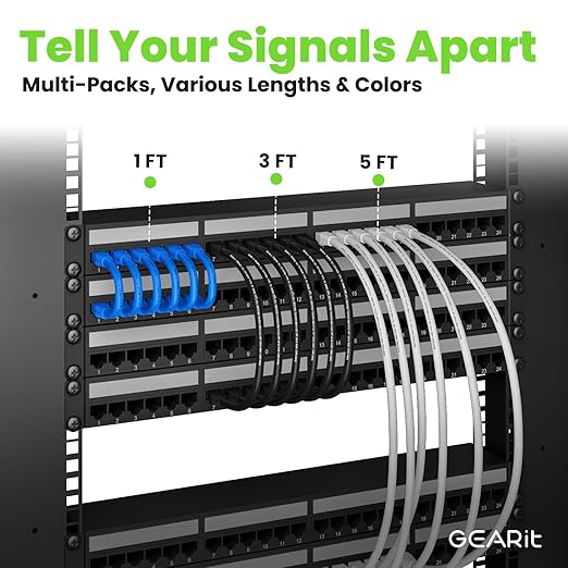 GEARit Cat6A Ethernet Cable 10Gbps Snagless Long Shielded SSTP, SFTP Shielded - Image 6