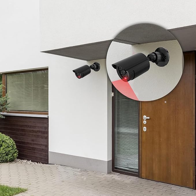 WALI Bullet Dummy Fake Surveillance Security CCTV Dome Camera Indoor Outdoor - Image 4