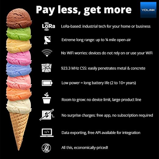 YoLink Smart Wireless Temperature & Humidity Sensor, Wide Temp Range - Image 8