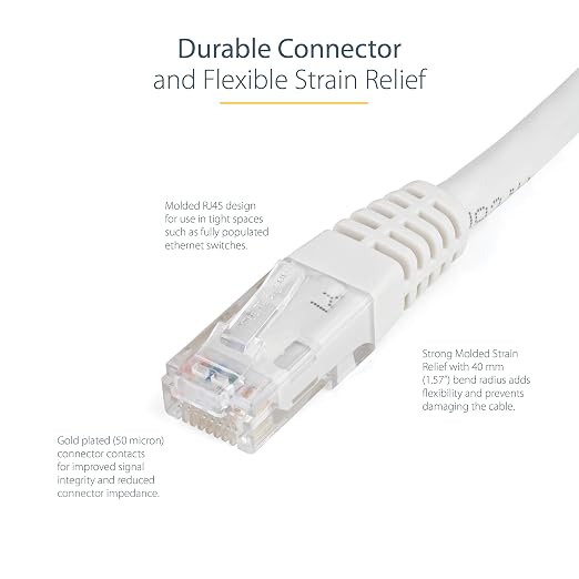 StarTech 4ft CAT6 Ethernet Cable - Image 3