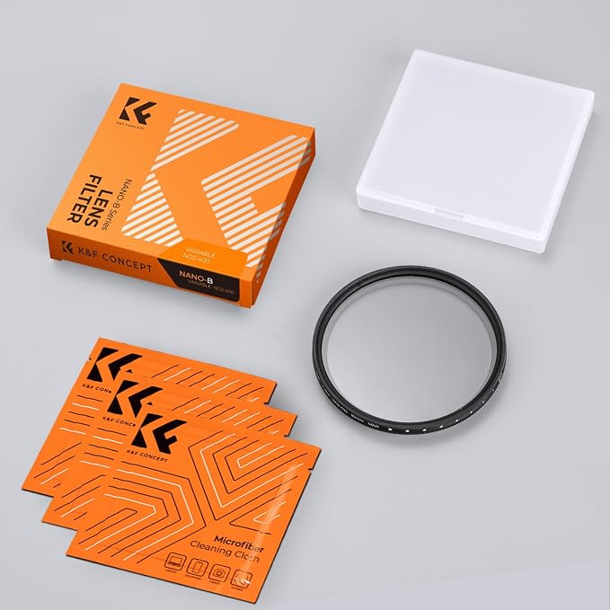 K&F CONCEPT 72mm Variable ND2-ND400 ND Lens Filter - Image 8