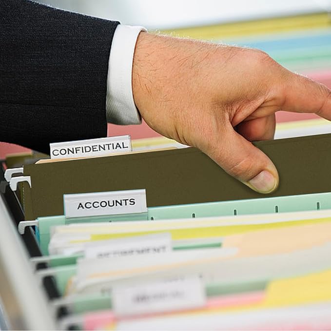 Extra Capacity Hanging File Folders, RAZCC 30 Pack Letter Size Reinforced Hanging Folders with Heavy Duty 3 Inch Expansion for Bulky Files, Filing Cabinet, Adjustable Tabs, Green