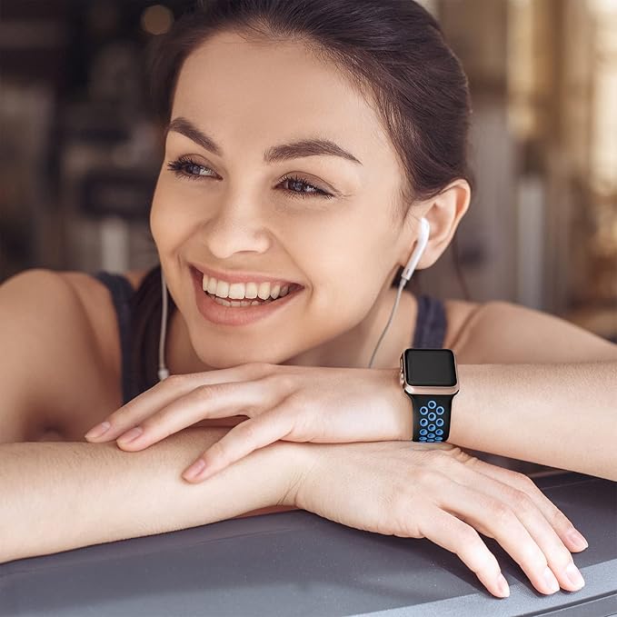Lerobo Bands Compatible with Apple Watch Band 40mm 38mm 42mm 41mm Women Men - Image 3