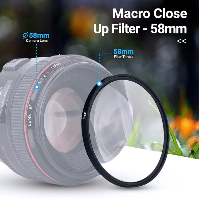 58mm Macro Close-Up Filter Set Macro Filter Accessory - Image 7