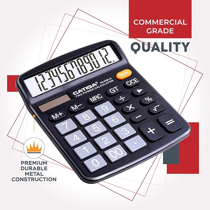 CATIGA Desktop Calculator 12 Digit - Image 6