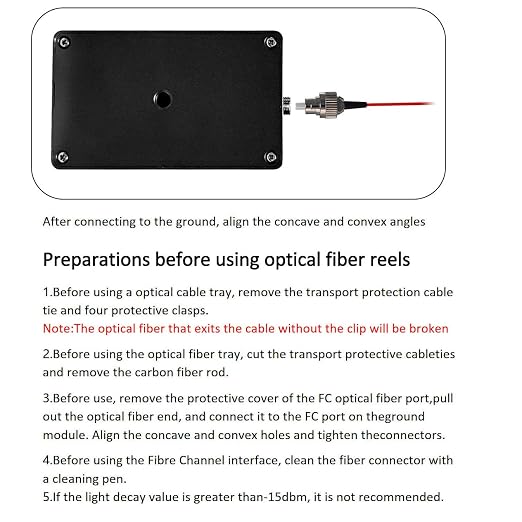 5km FPV Optic Fiber Cable with Build-In Sky End Optical Fiber Cable Image Data - Image 7