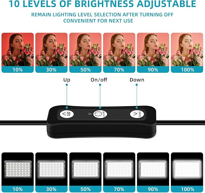 LED Video Light Kit 2Pcs, Hagibis Studio Lights 18 Color Filters - Image 4