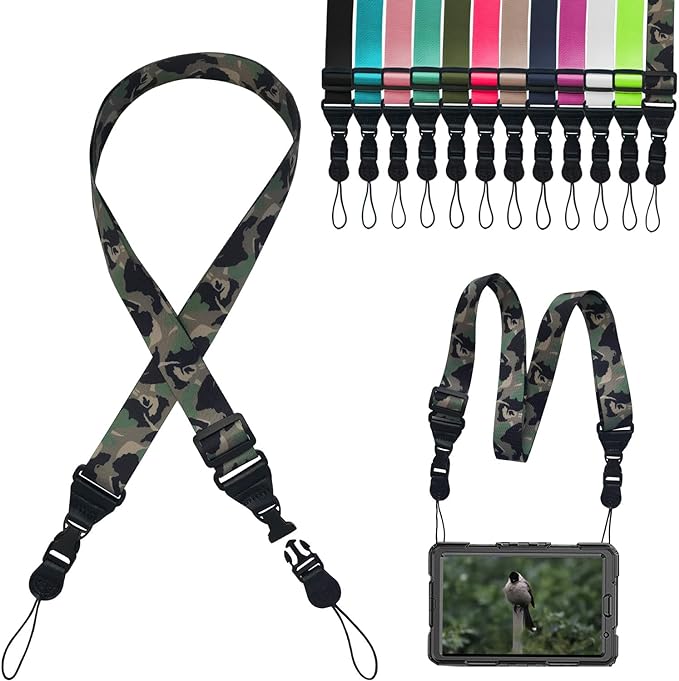 Adjustable Shoulder Strap:Comfortable iPad Strap Nylon Neck Lanyard by Gowjaw