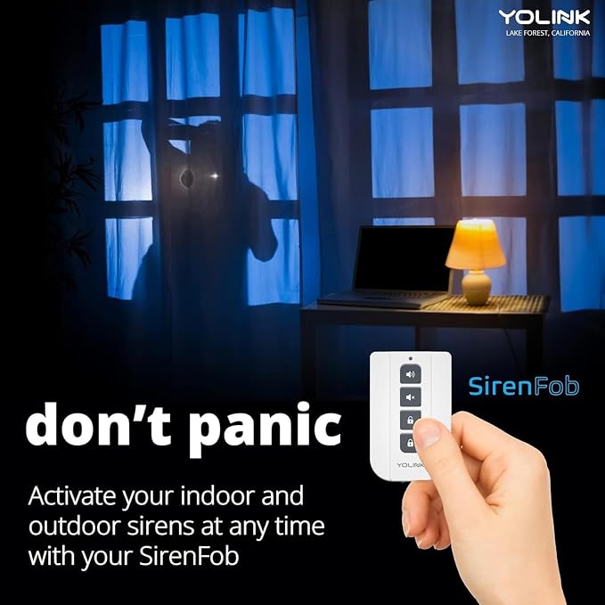 YoLink Hub and Outdoor Security Siren & Smart Alarm Controller Kit - Image 5