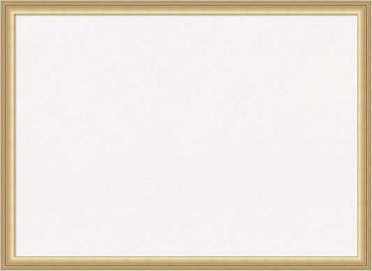 Amanti Art White Cork Board for Wall, 22x30 Vision Board with Gold Frame, Medium Corkboard Office Decor for Home Organization, Casual Corkboard Pinboard to display items for home organization