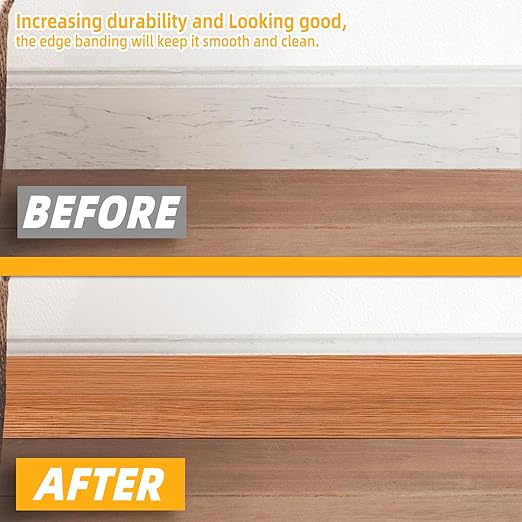 GSCIT Club Wood Grain Repair Tape, 2.4 inch X 250ft Self Adhesive Red Oak Grain Repair Patch for Tables, Chairs, Baseboards, Doors, Windows, Floors, Handicraft DIY.