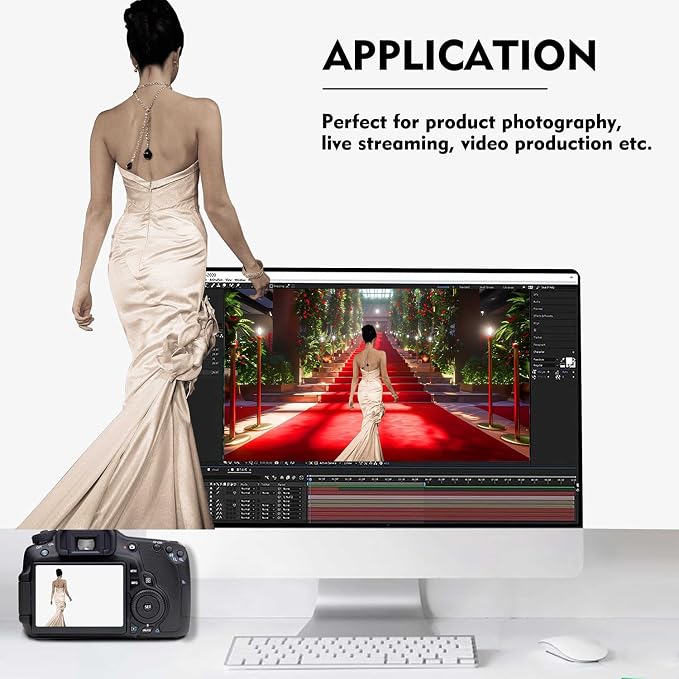 White Photography Backdrop for Photoshoot, Photo Backdrop Curtain - Image 3
