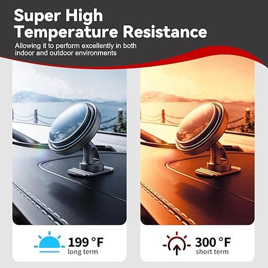 2 Rolls Double Sided Tape High Temperature Resistant Heavy Duty, Made of 3M, 19.7 Ft X 0.6 ", Strong Adhesion and Multi-Purpose Automotive Parts Mounting Tape