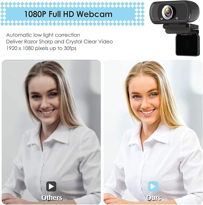 USB C Webcam for Switch 2 / PC: 1080P HD Web Cam - Image 2