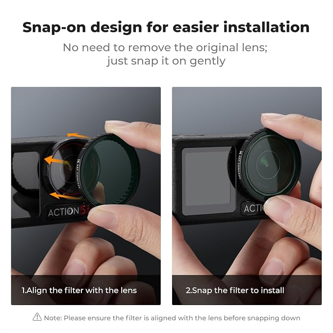 K&F CONCEPT Push-in CPL ND Filter - Image 7