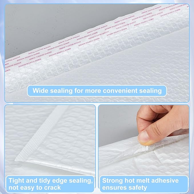 Ireer 3 Pack Extra Large Bubble Mailers 24 x 31.5" Poly Padded Envelopes Cushioned Mailing Envelopes Bubble Padded Mailers Self Adhesive Waterproof Shipping Bags for Business Gift Packaging