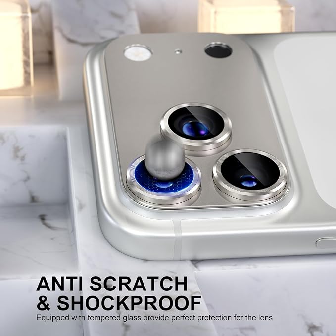 Choiche Compatible for iPhone 17 Pro Camera Lens Protector, Strong Adsorption - Image 3