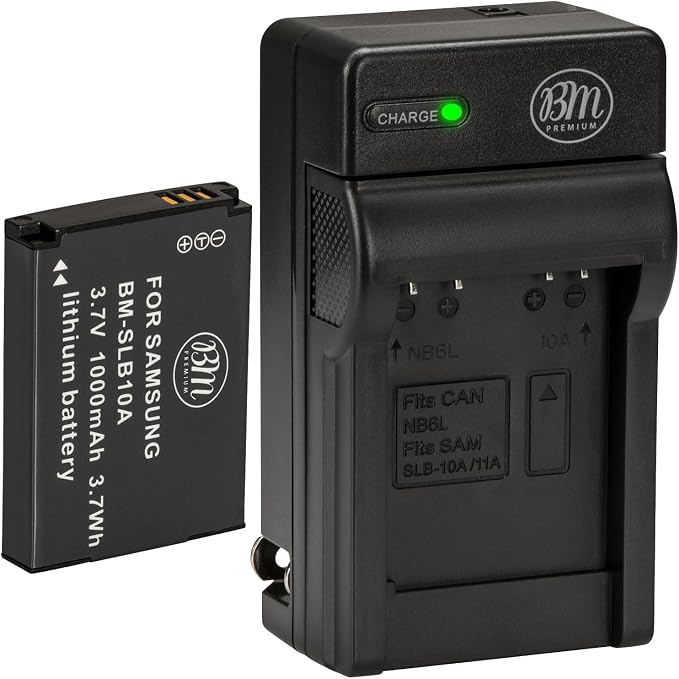 SLB-10A Battery and Battery Charger by Big+Mike%27s
