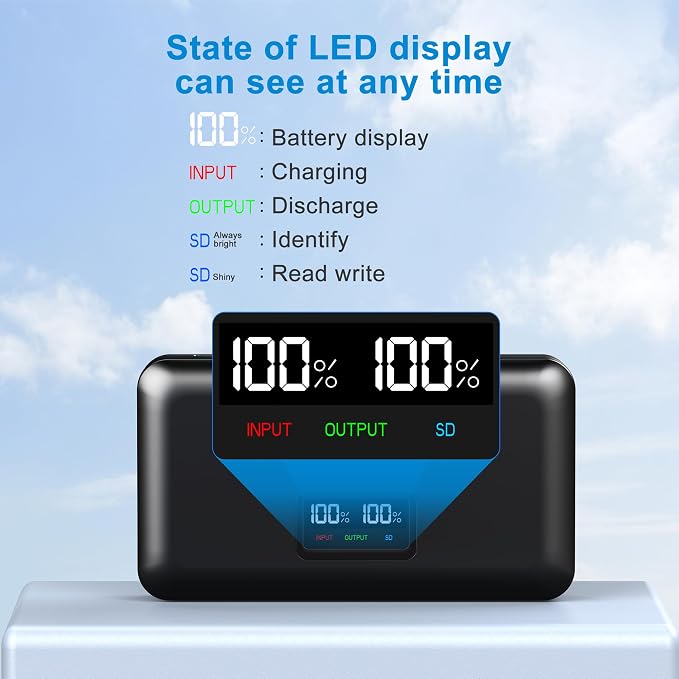 D-LI90 Camera Battery Multifunctional Charger Set Compatible - Image 6