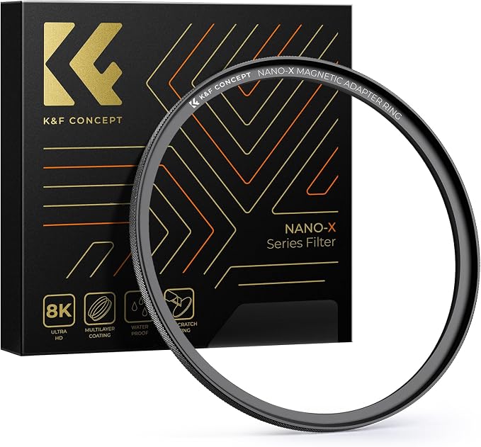 K&F CONCEPT 55-77mm Magnetic Filter Adapter Ring, by KFCONCEPT