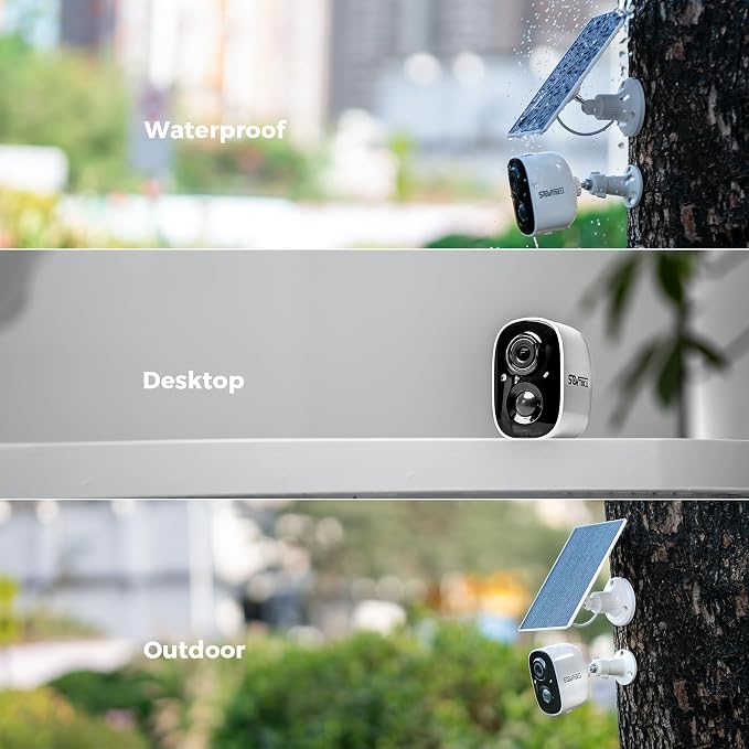 Vicohome 2K Security Camera Wireless Wi-Fi Indoor/Outdoor, Battery Powered - Image 8