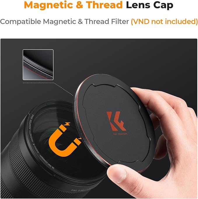K&F CONCEPT 77mm Magnetic CPL+ND8+ND64+Magnetic Basic Ring+Lens Cap Camera Lens - Image 3