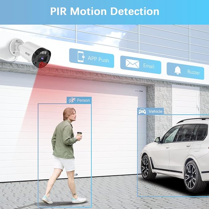 【2-Way Audio & 130° Ultra Wide-Angle】 4K 8MP Outdoor Wired Security Camera - Image 6
