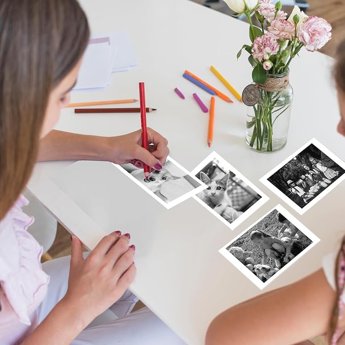 12 Rolls Kids Camera Instant Print Refill Paper Set, Phetium HD Printing - Image 5