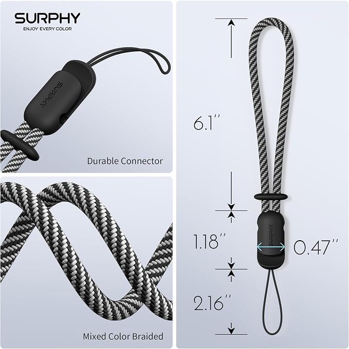 SURPHY 2 Pack Phone Lanyard for Cellphone Case, Phone Wrist Strap for Case - Image 6