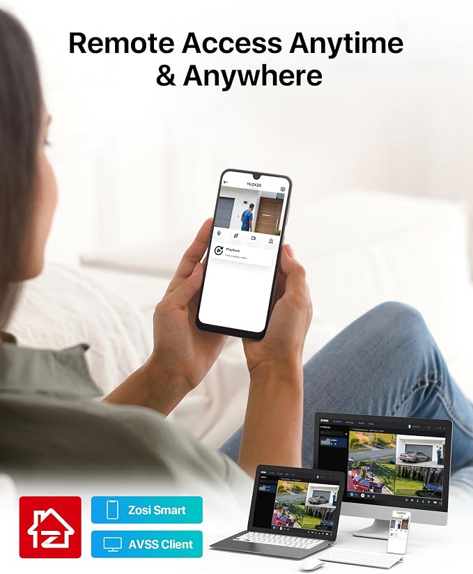 ZOSI 3K Lite 16Channel Security Camera System, AI Human/Vehicle Detection - Image 5